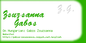 zsuzsanna gabos business card